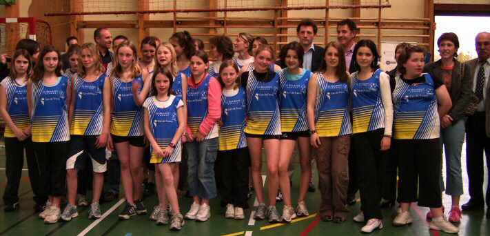 Remise des maillots de club